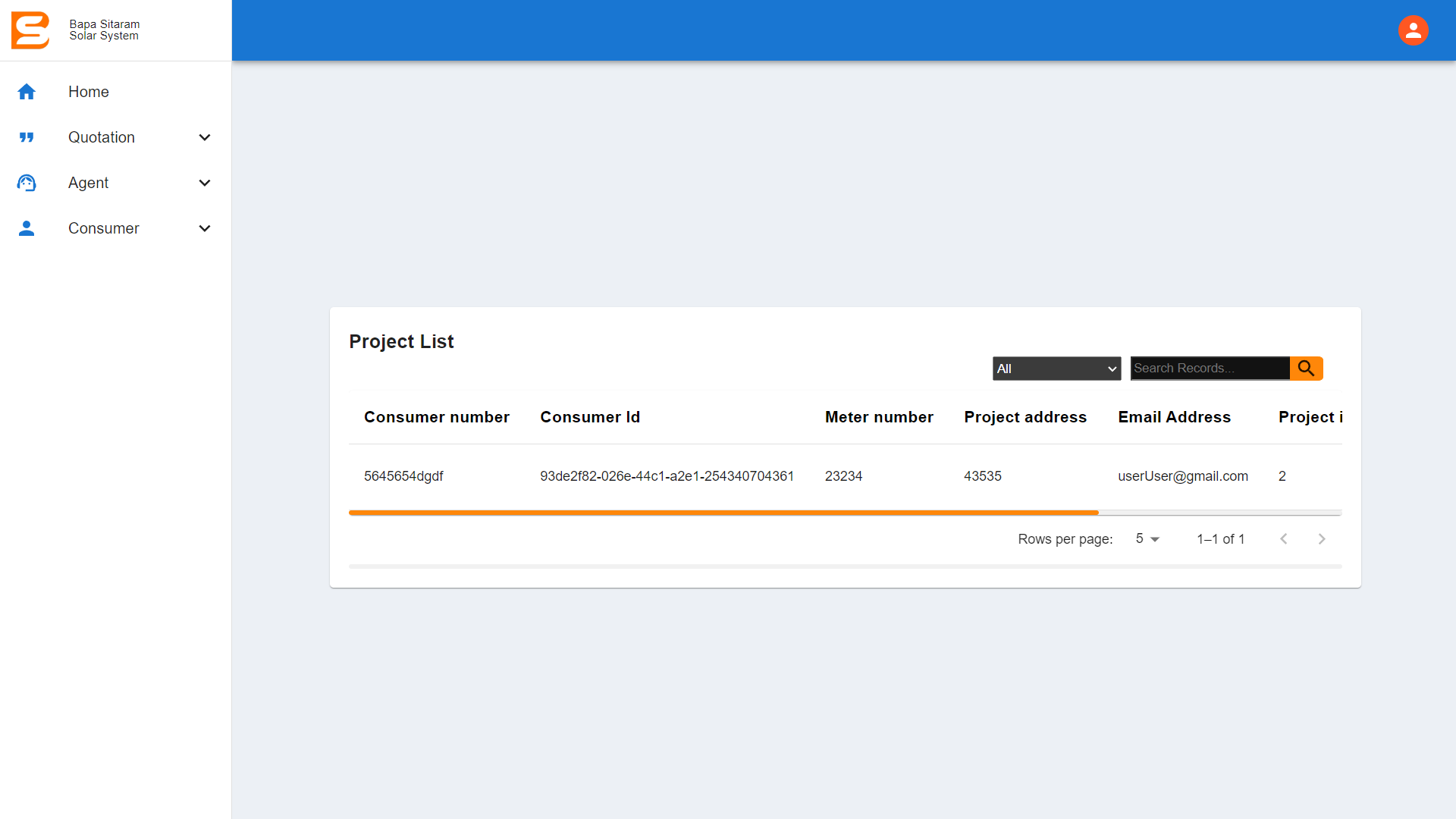 BSSP Admin Panel screenshot 2
