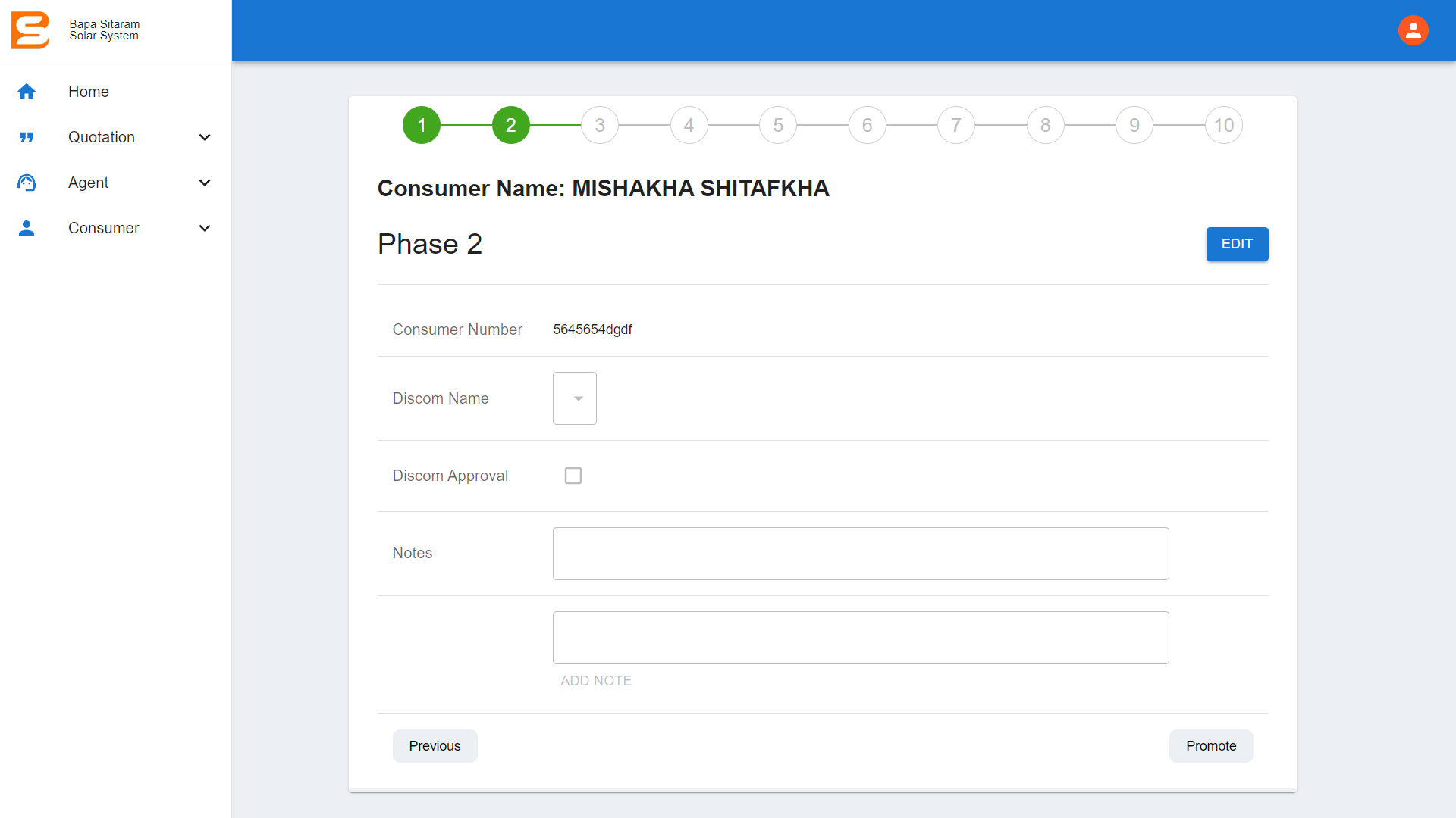 BSSP Admin Panel screenshot 4